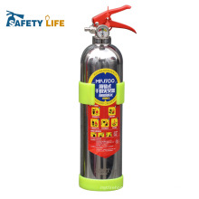 Empty bottles/stainless steel foam/car fire extinguisher mini foam